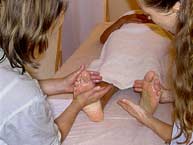 Untericht Fußreflexzonenmassage Ayurveda Ausbildung