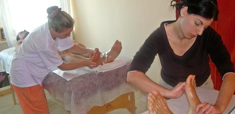 Unterricht Fußreflexzonenmassage Ayurveda Ausbildung
