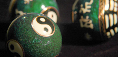 Chinesische Yin Yang Kugeln